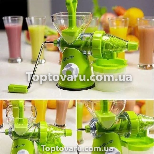 Соковижималка ручна для фруктів з затиском Juicer Multi-Function 5575 фото