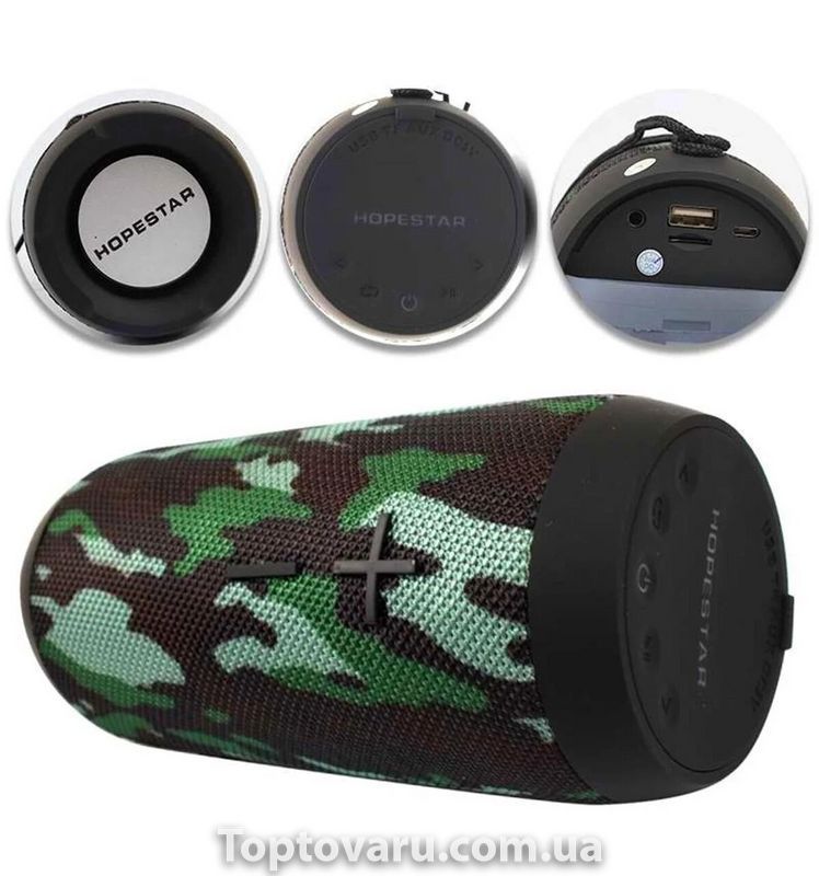Портативная Bluetooth колонка Hopestar P7 Камуфляж 985 фото