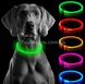 Универсальный светящийся ошейник для собак Trox TR-35 Розовый 11345 фото 2