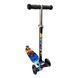 Самокат детский трёхколёсный Scooter Maxi Огонь и лёд со светящимися колёсами Чёрный 37983 фото 1