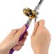 Складна міні вудка 97 см Fishing Rod In Pen Case Purple 1203 фото 5