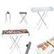 Мангал переносной с ручками и складными ножками BARBECUE TRAY 770SS MD-008 8009 25005 фото 7