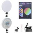 Лампа кругла нахилена від мережі на пульті RGB LED CS-2600