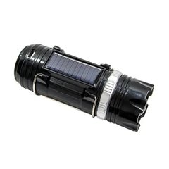 Ліхтар кемпінговий світлодіодний на сонячних батареях HB-9688 Чорний 12165 фото