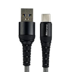 Кабель Mibrand MI-14 Fishing Net Charging Line USB for Type-C 2A 1m Black/Grey MIDC/14TBG-00001 фото