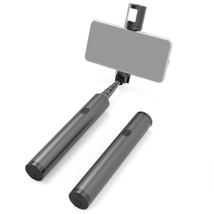 Селфи палка - монопод для телефона с пультом Bluetooth Remax Life RL-EP01 Серая