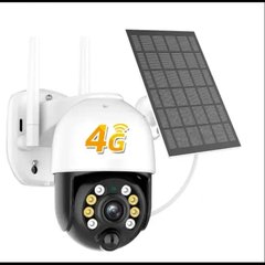 Камера видеонаблюдения уличная с солнечной панелью PTZ TP4 4G 3mp+sim 12731 фото