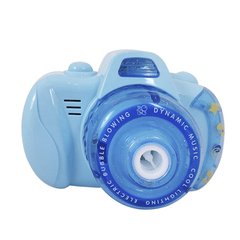 Фотоапарат для мильних бульбашок дитячий з банкою мильного розчину Синій 4725 фото