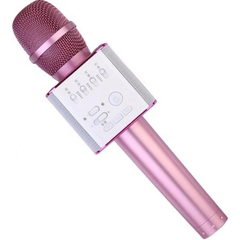 Караоке-мікрофон Q9 pink в чохлі 2997 фото