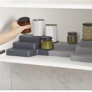 Полка-органайзер кухонный для специй раздвижная JJ Spice Organizer 2717 фото