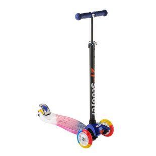 Самокат детский Best Scooter 0072Е, колёса PU светятся Бело-розово-фиолетовый 1800 фото