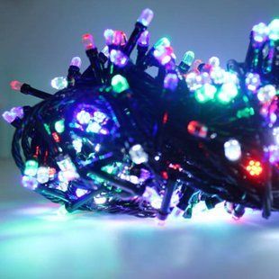 Гирлянда внутренняя линейная 400LED 220V AND 116-10 Черный провод, мультиколор 31207 фото