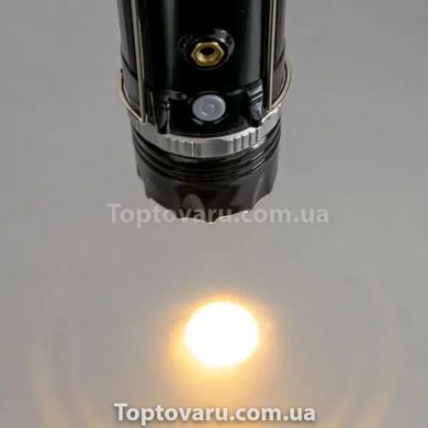 Ліхтар кемпінговий світлодіодний на сонячних батареях HB-9688 Чорний 12165 фото