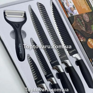 Набір кухонних ножів 6 в 1 Non-Stick Coating 6371 фото