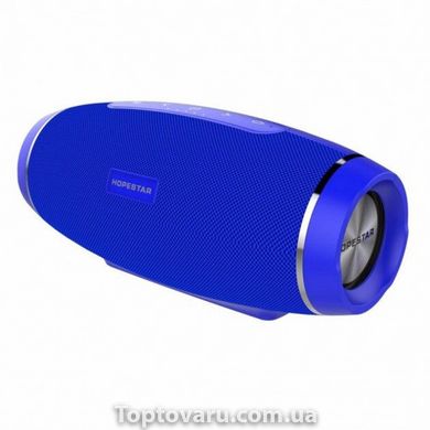 Портативна Bluetooth колонка Hopestar H27 із вологозахистом Синя 1172 фото