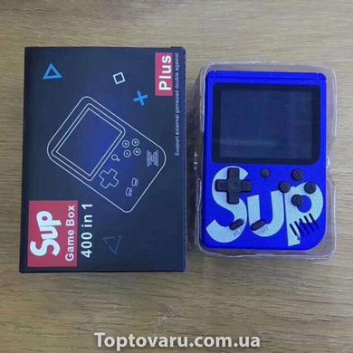 Портативна приставка Retro FC Game Box Sup 400in1 Plus Blue + джойстик 1184 фото