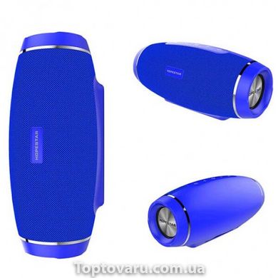 Портативна Bluetooth колонка Hopestar H27 із вологозахистом Синя 1172 фото