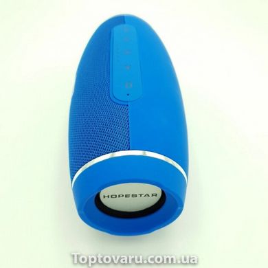 Портативная Bluetooth колонка Hopestar H27 с влагозащитой Синяя 1172 фото