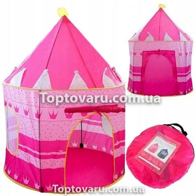 Детская игровая палатка шатер Замок принцессы Розовая 7144 фото