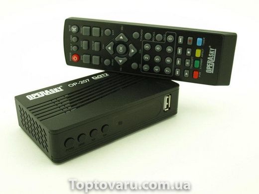 Цифровий ефірний Т2 тюнер OperaSky OP-207 + YouTube + IPTV + WiFi NEW фото