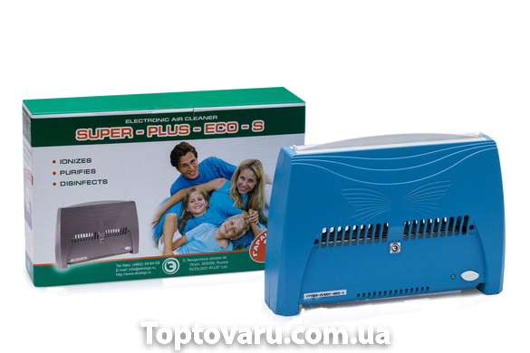 Іонізатор-очищувач повітря Супер-Плюс ЕКО-С голубий СУ86-394 фото
