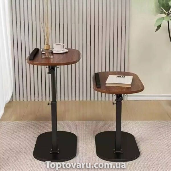 Столик для ноутбука телескопічний tea table AND 1923 Коричневий з чорним 34142 фото