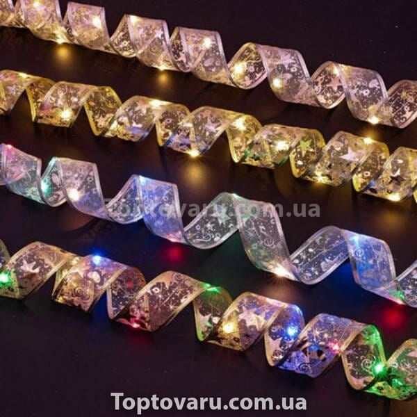 Гірлянда широка у вигляді стрічки 100Led 10м Christmas Decoration 20995 фото