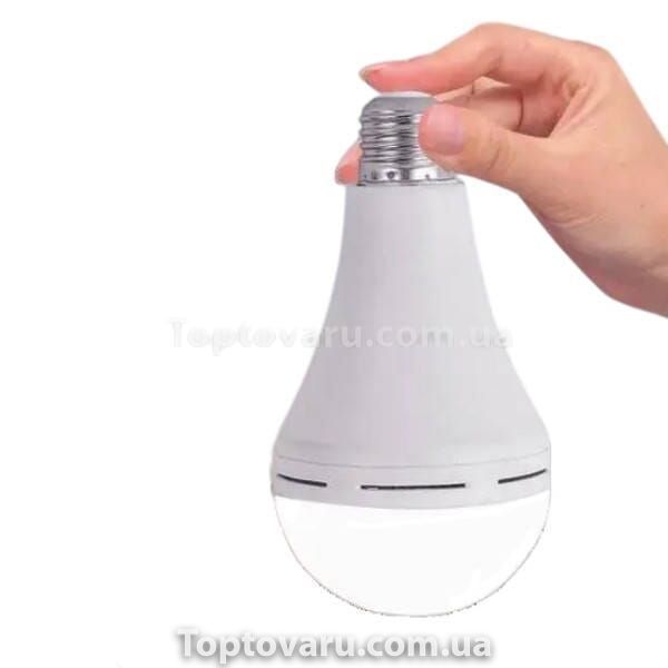 Лампочка з акумулятором E27 Energy-saving lamp HA-108 Біла 22300 фото