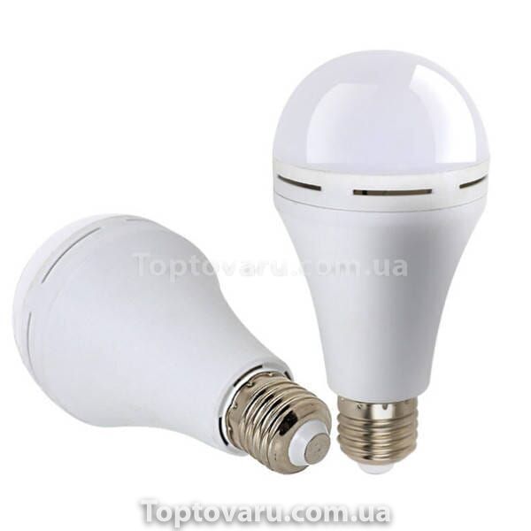 Лампочка з акумулятором E27 Energy-saving lamp HA-108 Біла 22300 фото