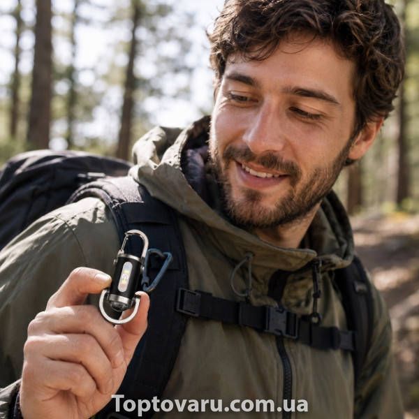 Кемпинговый мини-фонарь XY 823 9*3,6см Серый 37709 фото