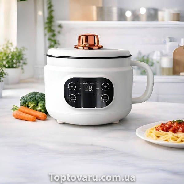 Рисоварка электрическая 18см 3,2литра 1200w RD-0406 Белая 35125 фото