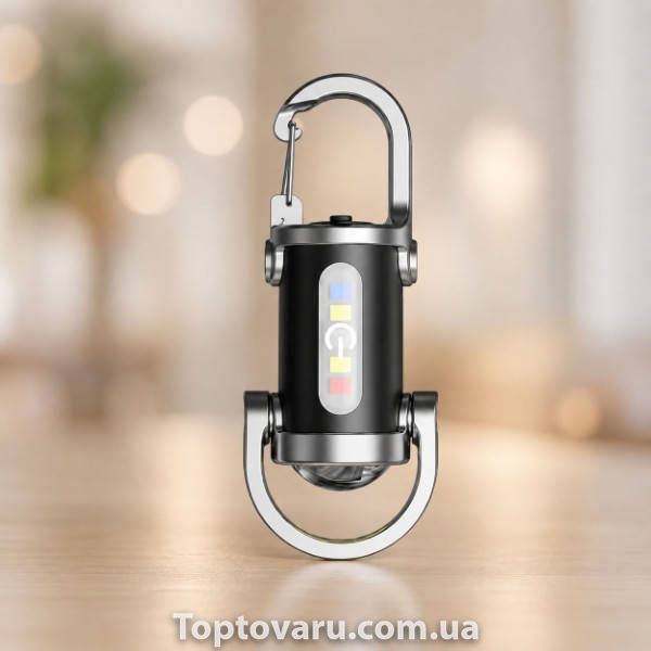 Кемпинговый мини-фонарь XY 823 9*3,6см Серый 37709 фото
