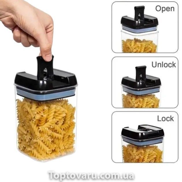 Набор кухонных контейнеров для сыпучих 6шт Food Storage Container 12010 фото