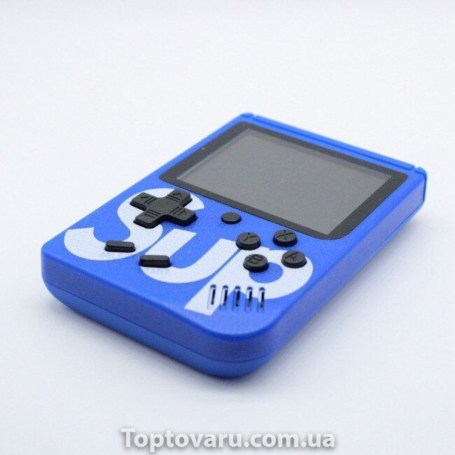 Портативна приставка Retro FC Game Box Sup 400in1 Plus Blue + джойстик 1184 фото