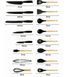 Набор ножей и кухонной утвари с разделочной доской 19 предметов Zepline ZP-0102 Черный 14748 фото 5