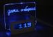 Настільний цифровий годинник Foton з дошкою для записів LED clock Blue 776 фото 6