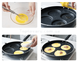 Порційна сковорода з поділом та поглибленнями для яєчні та млинців 9805 фото 4