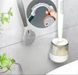 Ершик для унитаза Toilet Brush (силиконовый с дозатором для моющего) Белый 11126 фото 3