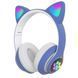 Беспроводные Bluetooth наушники с кошачьими ушками LED CAT EAR P33 Синие 31376 фото 1