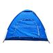 Палатка полуавтомат 4-х местная Синяя с зеленым 12377 фото 4
