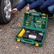 Компресор портативний автомобільний від прикурювача двоциліндровий у валізі Heavy Duty Air Зелений 18343 фото 1
