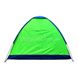 Палатка полуавтомат 4-х местная Синяя с зеленым 12377 фото 5