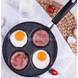Порційна сковорода з поділом та поглибленнями для яєчні та млинців 9805 фото 3