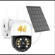 Камера відеоспостереження вулична із сонячною панеллю PTZ TP4 4G 3mp+sim 12731 фото 1