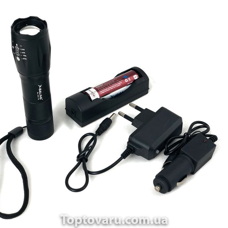 Подствольный фонарик Bailong Bright LED Flashlight Q1831-T6 Черный 2191 фото