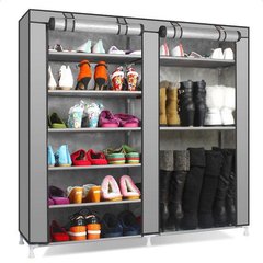 Тканинний шафа для взуття Shoe Cabinet 6 Layer 6510 Сірий 4303 фото