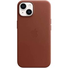 Чехол для смартфона Leather AAA Full Magsafe IC for iPhone 15 Saddle Brown 18820 фото