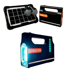 Портативная солнечная автономная система Yobolife LM3607 2 лампы 9184 фото