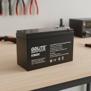 Аккумулятор 12V/7Ah/20Hr GDLITE GD-1270 Черный 32200 фото