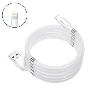 Кабель магнітний USB Lightning для Apple iPhone MagLink 1м 6298 фото